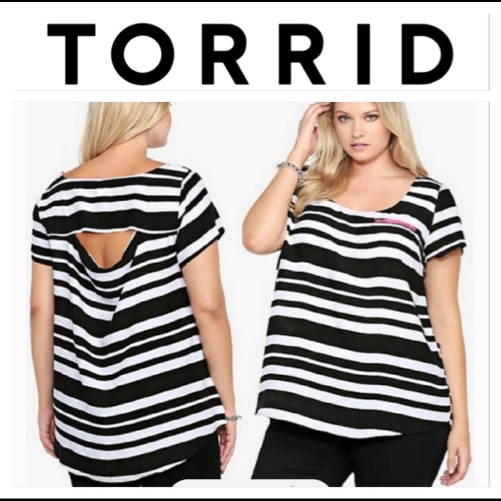 Torrid striped top NWOT